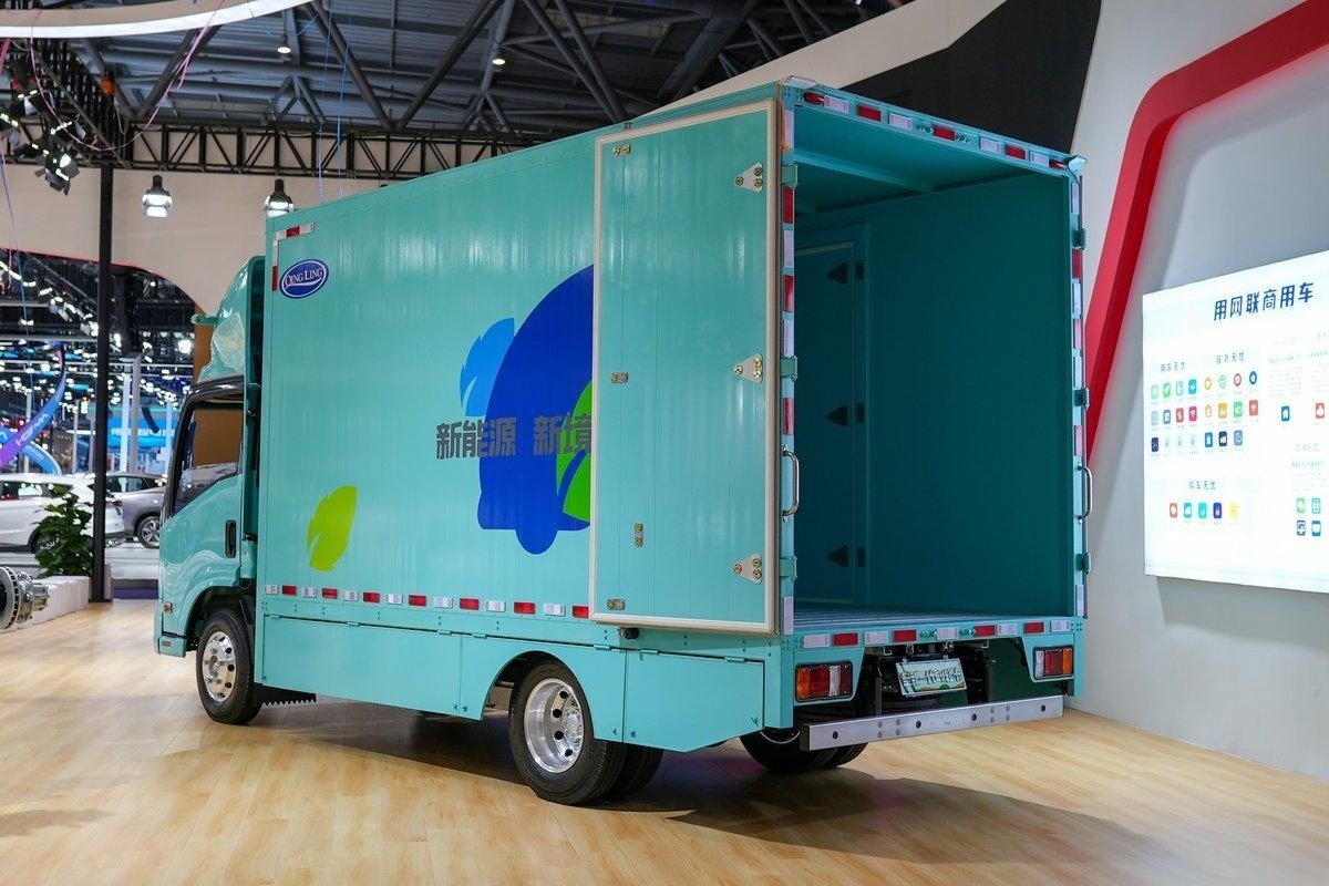  Qingling ISUZU Electric van light truck QL5040XXYBEVBNHA