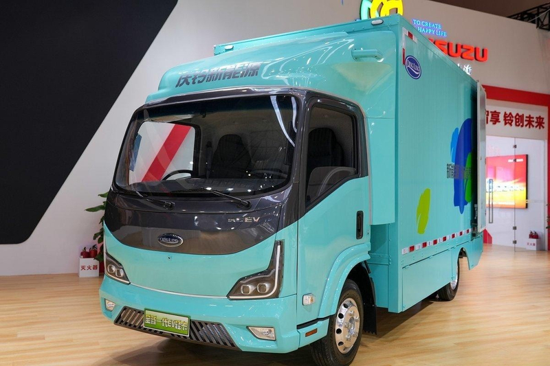  Qingling ISUZU Electric van light truck QL5040XXYBEVBNHA