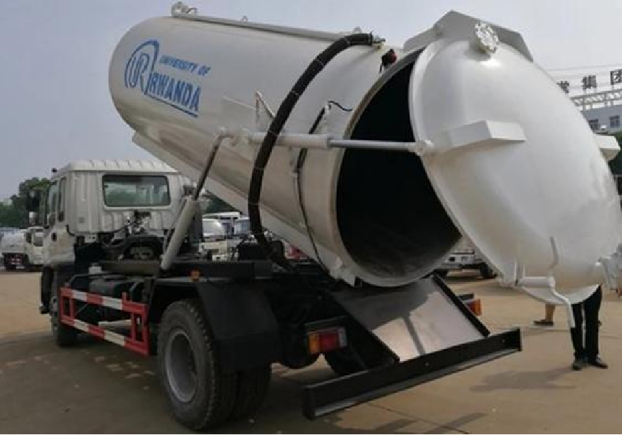  Qingling ISUZU Sewage Suction Truck 12m³ 4x2 QL1180JQFRY