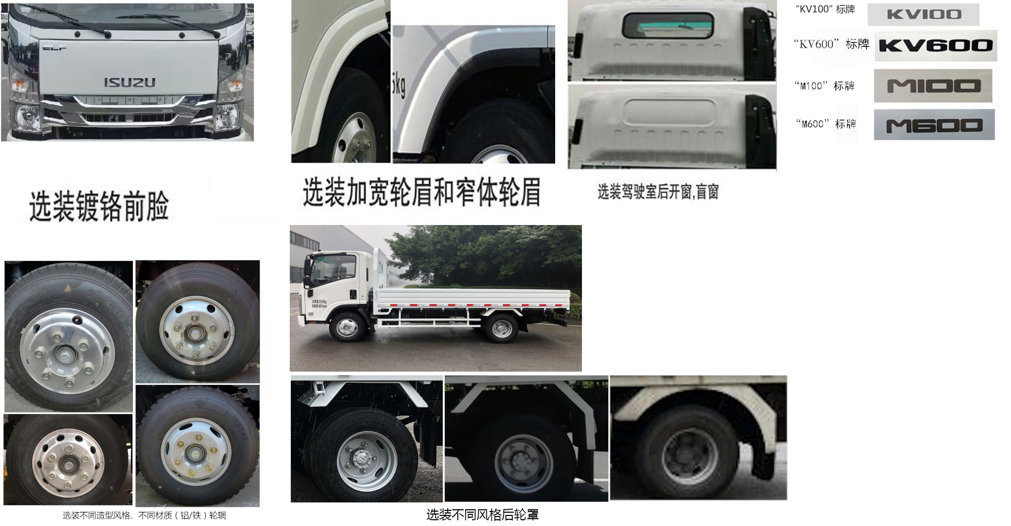 Qingling ISUZU Light Truck KV600 4x2 QL1085MKHA