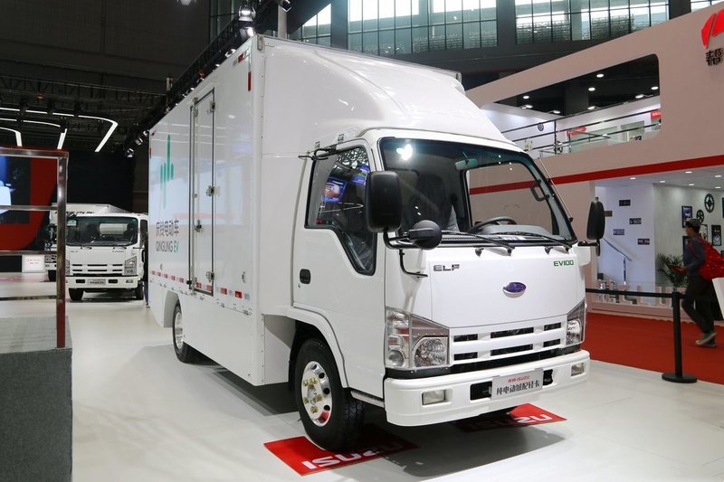 Qingling ISUZU EV100 Pure electric cargo truck QL5041XXYBEVECHA2