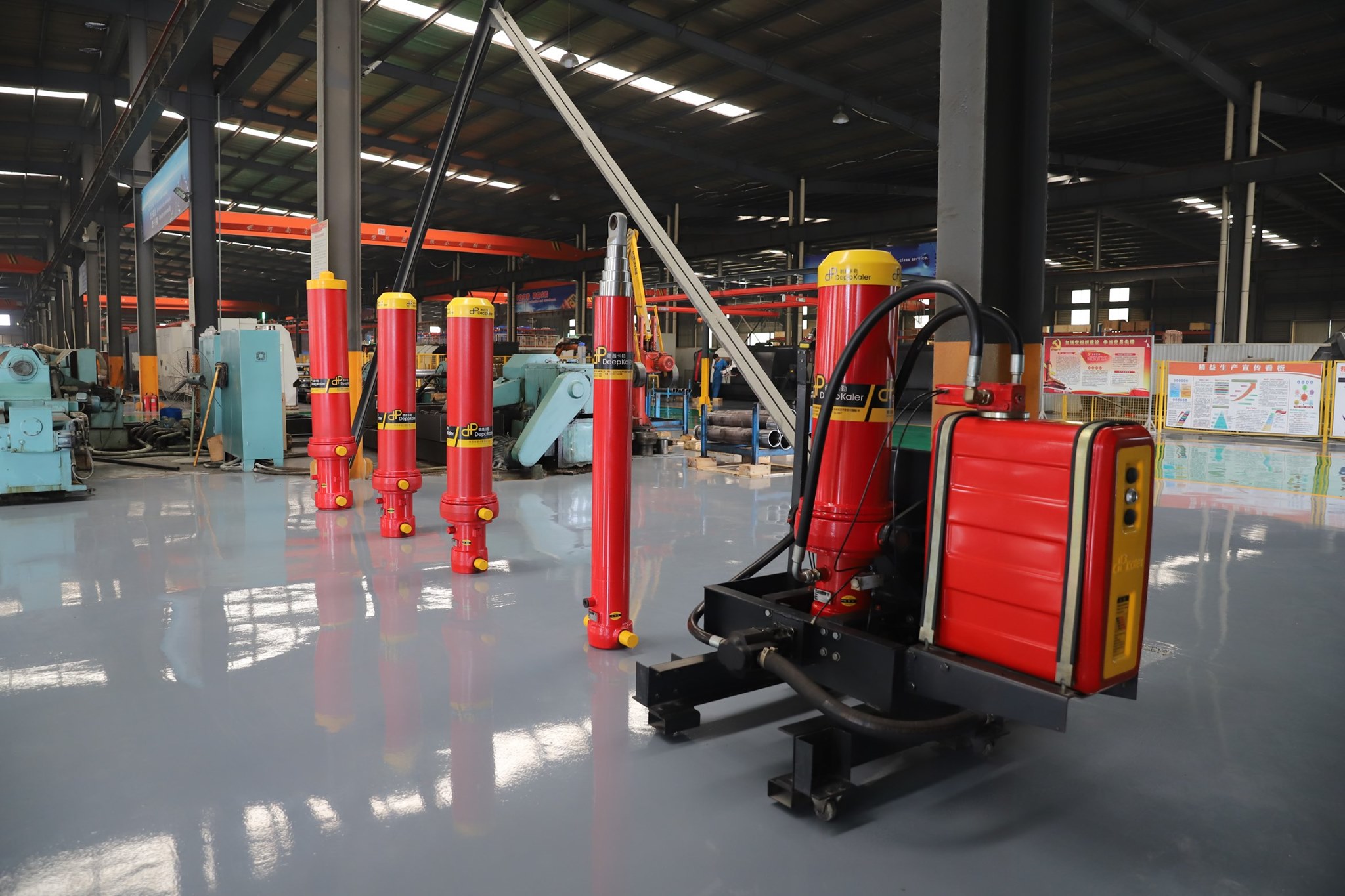 FE Type 5 Stage Telescopic Hydraulic Cylinder for Dump Truck Hydraulic Tipping Cylinder