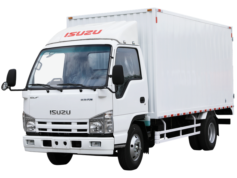 ISUZU NKR/100P Small Steel Corrugated Van Truck