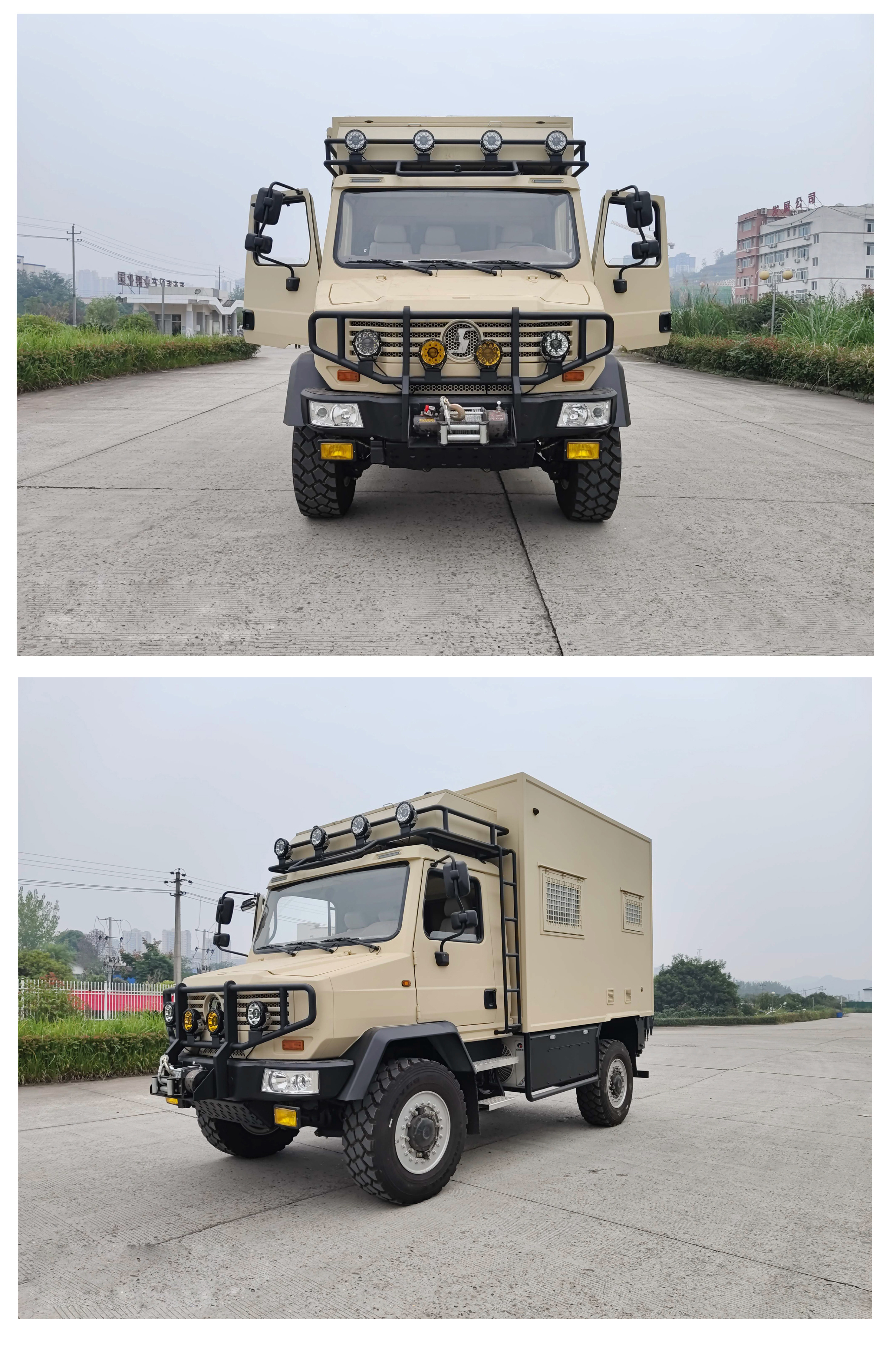 Luxury 4x4 Shacman SX2119 Caravan with Military Chassis