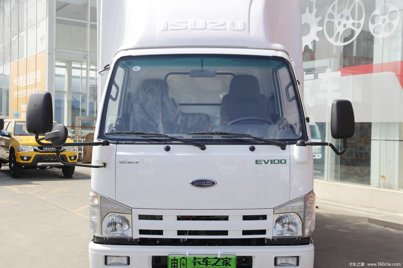 Qingling-Isuzu EVK100 7.3T 4.97 Meters Electric Truck QL5070XXYBEVECDA 96.77kWh