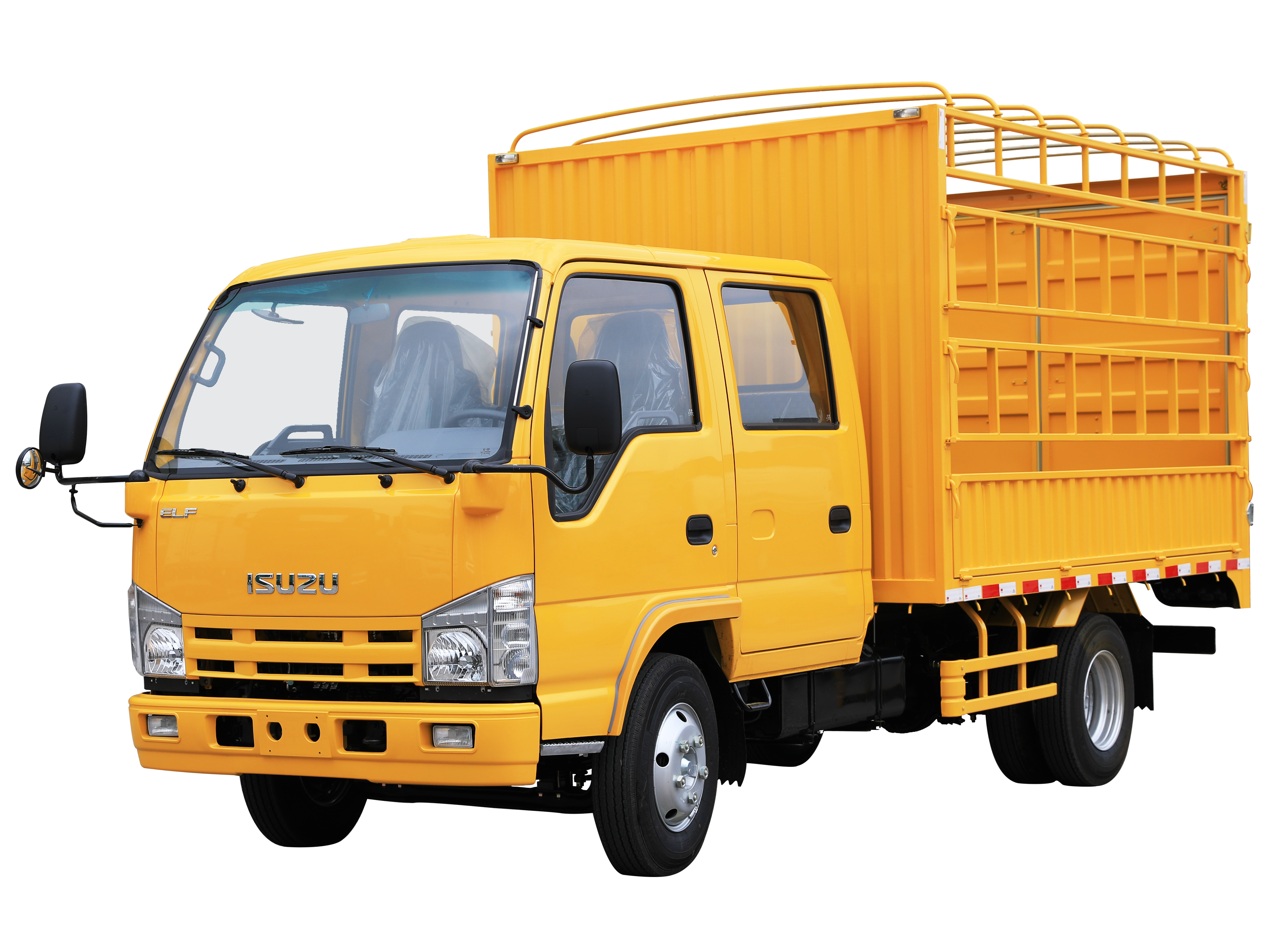 ISUZU NKR/100P Small Steel Corrugated Van Truck