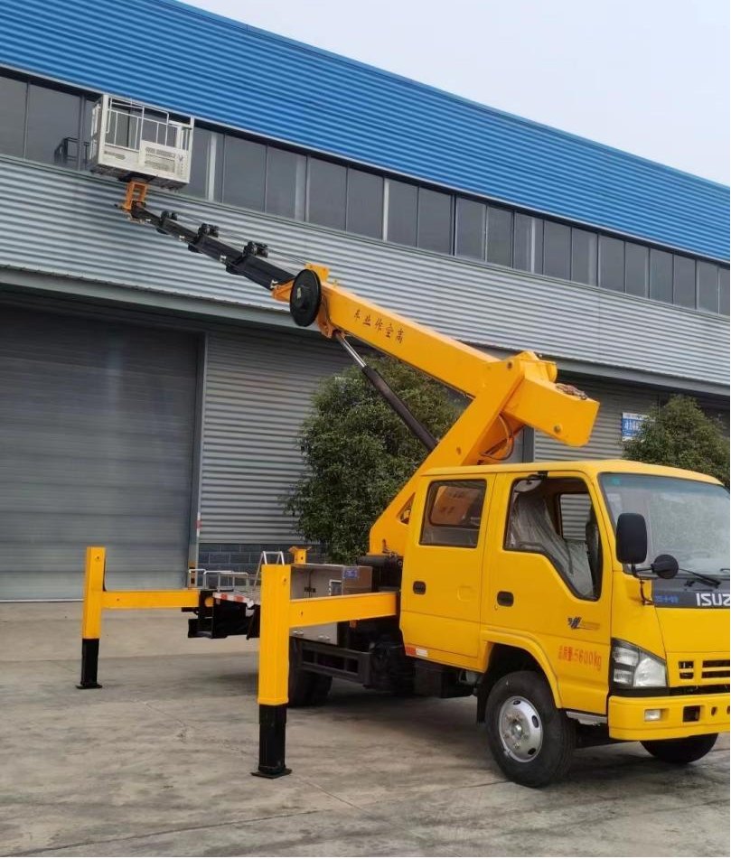 Qingling Chassis 14 Meter Telescopic Aerial Work Vehicle